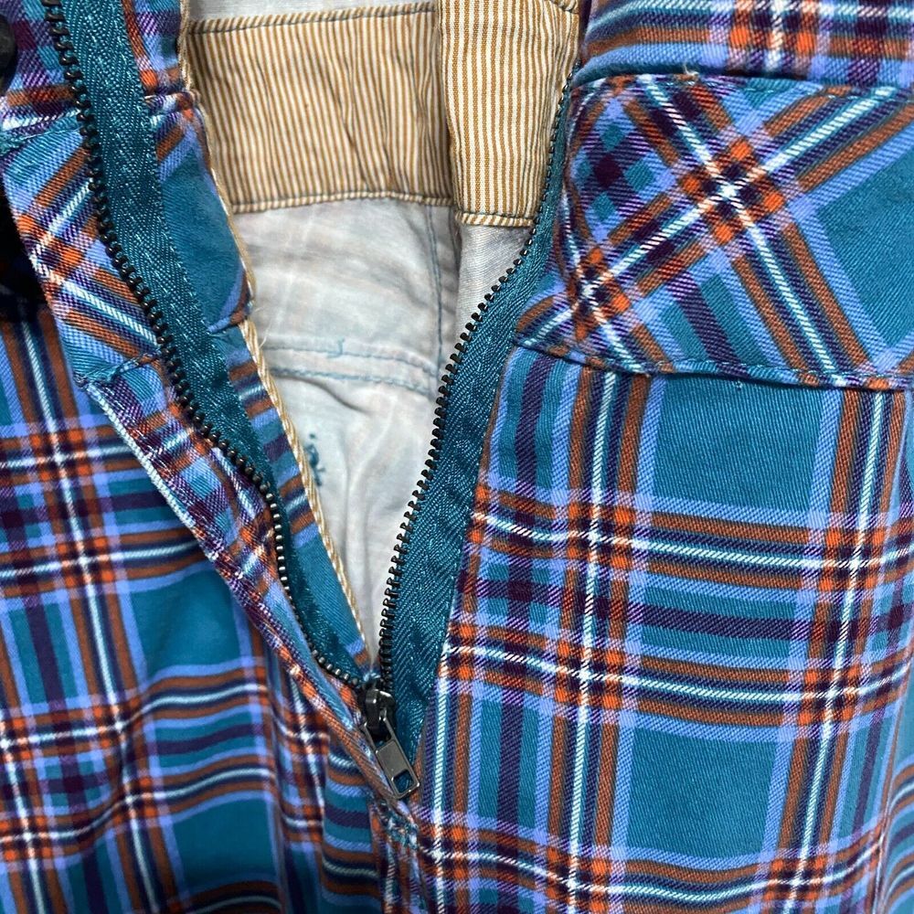 Wildfang Blue and Red Plaid Jumpsuit MEDIUM - Picture 6 of 15